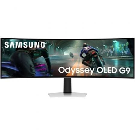 Monitor Ultrapanorámico Curvo Gaming Samsung Odyssey OLED G9 G91SD S49DG910SU 49'/ Dual QHD/ Multimedia/ 0.03ms/ 144Hz/ OLED/ Regulable en altura
